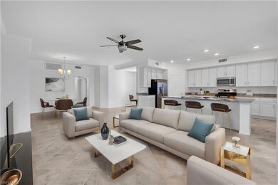 Virtually Staged Living room