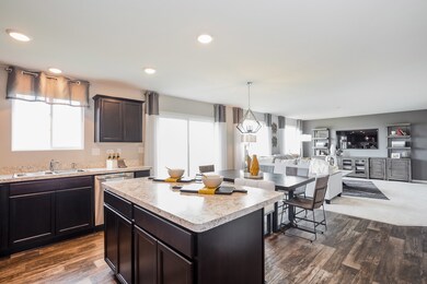 Model home pictured- colors, features, and options
