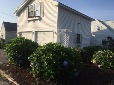 Garage and gardens