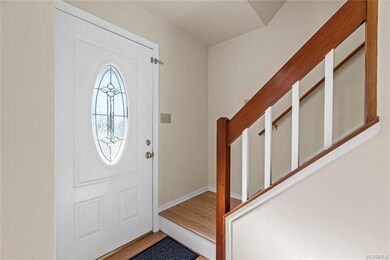 Front door - landing to 2nd floor