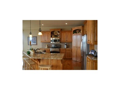 Huge walk-in pantry in this gorgeous kitchen