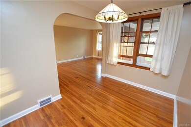 Dining room with plenty of natural sunlight