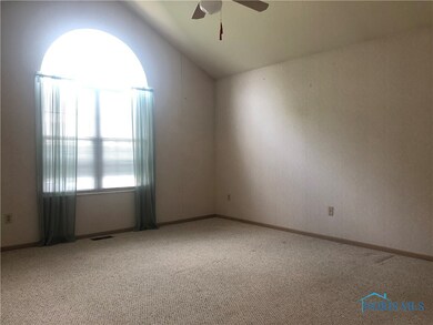 Master bedroom is spacious