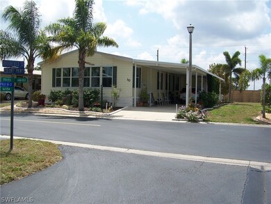 Front view showing large double lot!