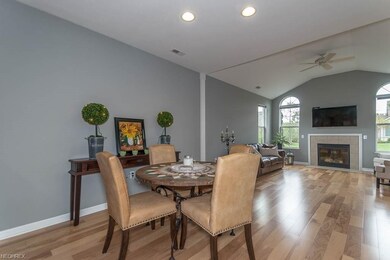 Spacious Dining area which is open to the Great Ro