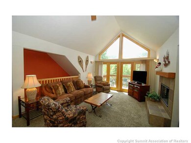Living Room. Cozy living room with warm accent wal