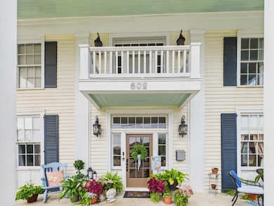 FRONT PORCH AND BALCONY