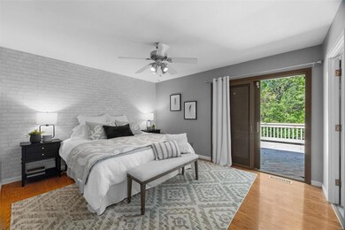 Master bedroom with room for oversized furniture. 