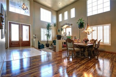 Dramatic and Grand entry way with immaculate wood