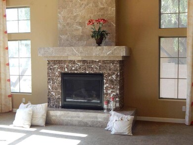 front gas fireplace