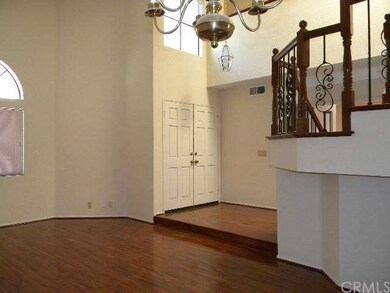 View from living room/dining room - new banisters