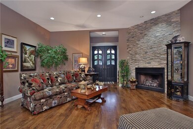 This view is looking back at the front door. Those