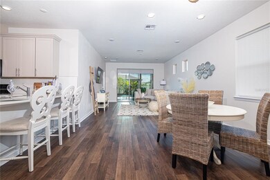 Gorgeous gleaming luxury vinyl plank flooring flow