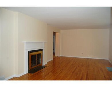 Living Room. Large living room with warm hard wood