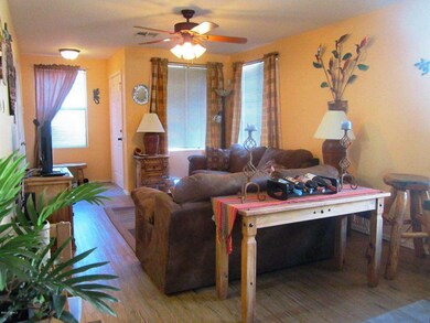 great room to front door