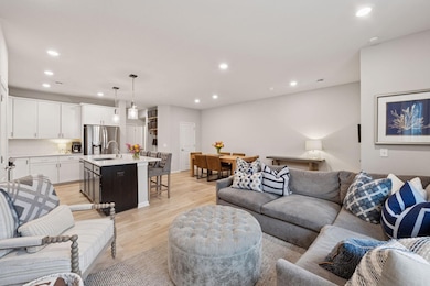 This unit offers a spacious open floor plan.