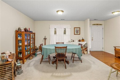Flex space currently dining area could be living, home office even billiard room.