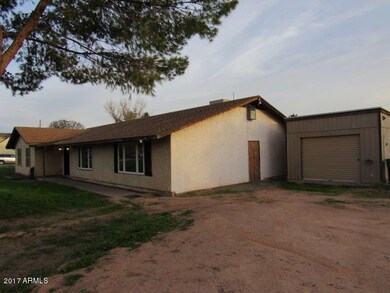 Northwest corner of house