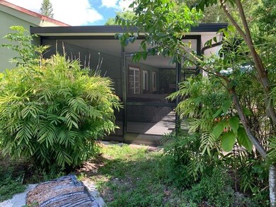 yard looking into patio - beautiful greenery