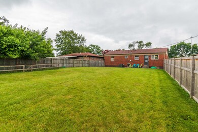 Fenced yard