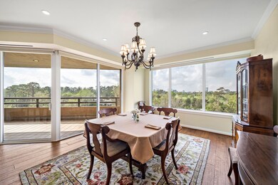 The dining area is a true gem, offering a stunning