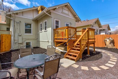 Private back yard w/ new back deck.