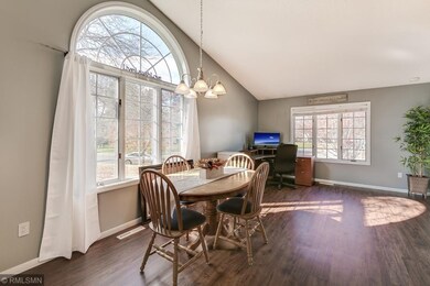 Spacious dining room