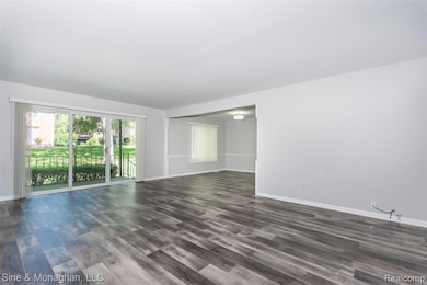 Open concept living & dining