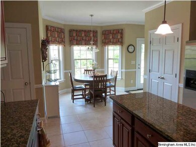 Eating area in kitchen
