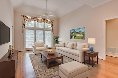 Livingroom virtually staged