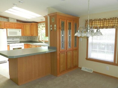 Built in cabinet in dining room