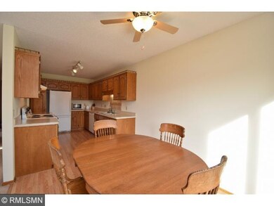 Convenient dining adjacent to kitchen and living r