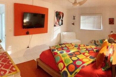 Bedroom featuring a ceiling fan
