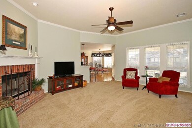 This open floor planned was designed for entertain