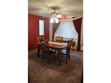 Dining Room. Spacious Dining Room, View to Front o