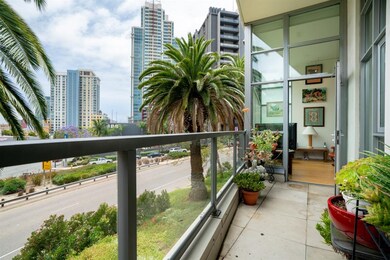 Expansive balcony showcasing city views!