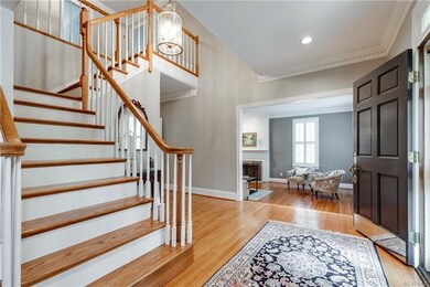 Towards the step-down living room