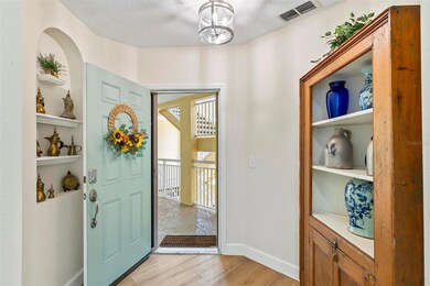 Cozy foyer.