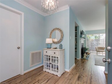 Welcoming Entry with new lighting...