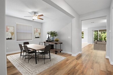 Virtually staged Dining room/Flex room off Foyer
