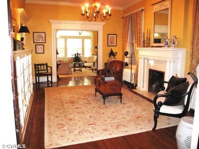 Interior Space/Layout - Library with Fireplace