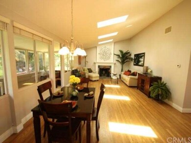 Living room/dining area view, from the kitchen