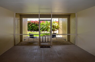Porch with access to pool & beach