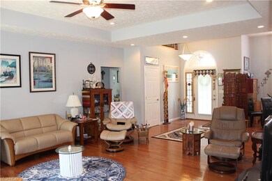 View of the living room looking toward the foyer a