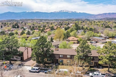 Drone / aerial view featuring a mountain view and 