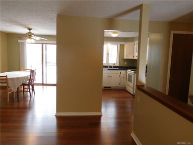 Freshly painted neutral colors flow nicely through