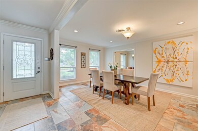 Step into this inviting dining room.