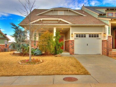 Craftsman-style home with a garage