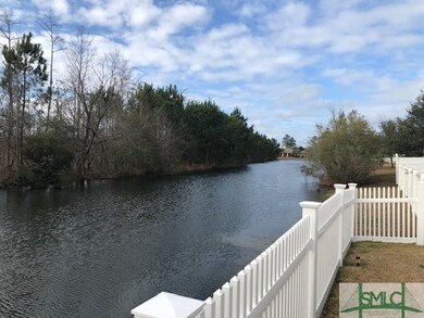 View from fenced backyard