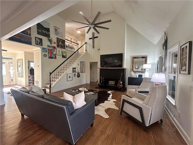 OPEN FLOOR PLAN WITH VAULTED CEILING